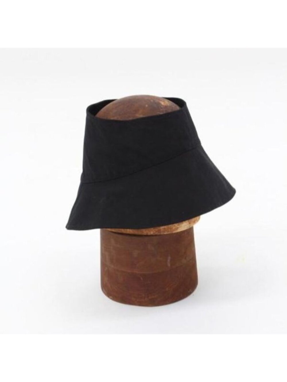 Beklina Topless Sunhat Bucket hat in Black Size S/M - Picture 3 of 3